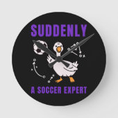 Plotseling een voetbalexpert ronde klok (Voorkant)