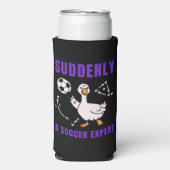 Plotseling een voetbalexpert seltzer blikjeskoeler (Seltzer Voorkant)