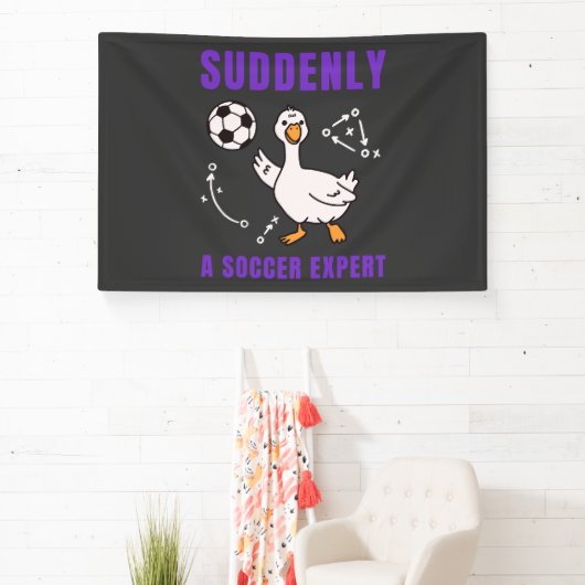 Plotseling een voetbalexpert spandoek (Insitu)