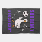 Plotseling een voetbalexpert theedoek (Horizontaal)