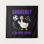 Plotseling een voetbalexpert wandkleed (Voorkant)