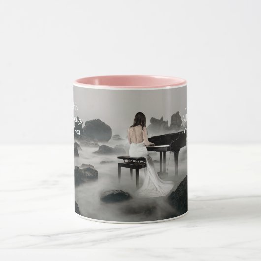 Plotseling houden alle liedjes van romantische cit mok (Midden)