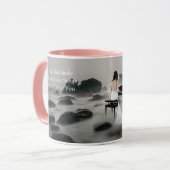 Plotseling houden alle liedjes van romantische cit mok (Voorkant links)