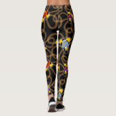 Plotseling pinguïns Leggings (donker) (Achterkant)