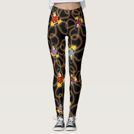 Plotseling pinguïns Leggings (donker)