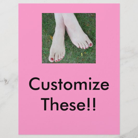 Plotseling Salon Flyers - Aanpassen! (Voorkant)