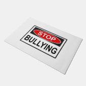 Plotseling stoppen rood deurmat (Schuin)