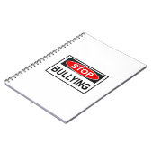 Plotseling stoppen rood notitieboek (Linkerzijde)