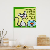 Plotseling Sushi Poster (Keuken)