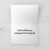 "PLOTSELING WAS JE ALLES VOOR ME" KAART (Binnen)