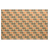 Plotseling Zeventig Oranje Bruin Groen Geometrisch Stof (Fat Quarter)