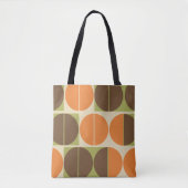 Plotseling Zeventig Oranje Bruin Groen Geometrisch Tote Bag (Voorkant)