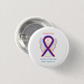Plotselinge aritmie Doodsyndroom ZEED Lintpijp Ronde Button 3,2 Cm (Voorkant /achterkant)