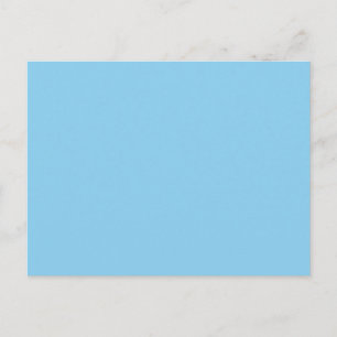 Plotselinge blauwe kleur briefkaart