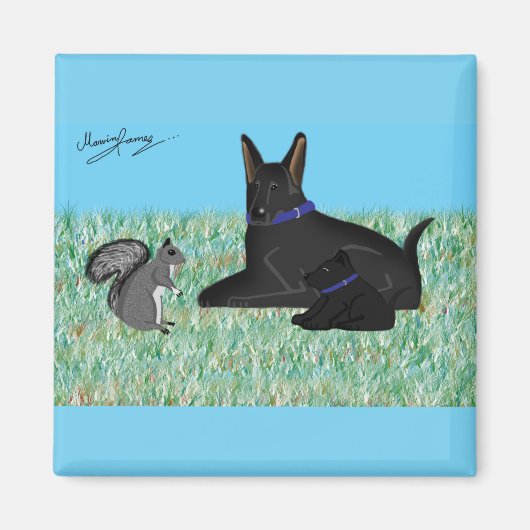 Plotselinge discussie. magneet (Voorkant)