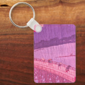 Plotselinge douche boven Ōhashi Bridge en Atake do Sleutelhanger (Voorkant)