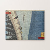 Plotselinge douche over de Shin-Ō hashi-brug en A Legpuzzel (Horizontaal)