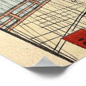 Plotselinge douche over de Shin-Ō hashi-brug en A Poster (Hoek)