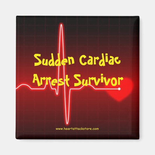 Plotselinge hartstilstand Overlevenden Magneet (Voorkant)