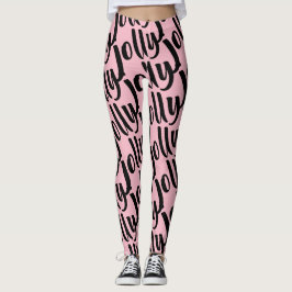Plotselinge herhaling van het patroon bij roze kal leggings