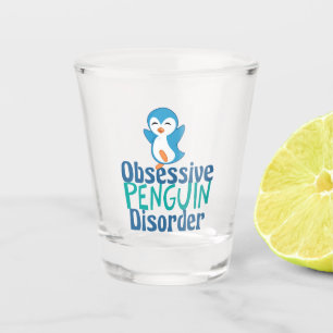 Plotselinge pinguïns shot glas