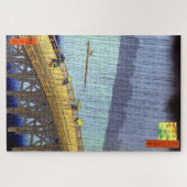 Plotselinge regenbui boven Shin-Ohashi Utagawa Hir Legpuzzel (Horizontaal)