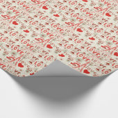 Plotselinge Valentijnse patroonliefde in de Parijs Cadeaupapier (Hoek)