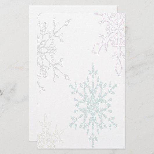 Plotselinge winterfeestdag briefpapier (Voorkant / Achterkant)