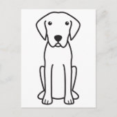 Plott Dog Cartoon Briefkaart (Voorkant)