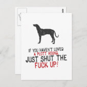 Plott Hound Briefkaart (Voorkant / Achterkant)