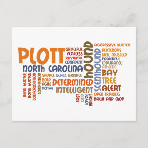 Plott Hound Briefkaart