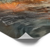 Plott Hound Dog Art Print Poster (Hoek)