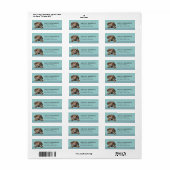 Plott Hound Hond Retour Adres Labels (Full Sheet)