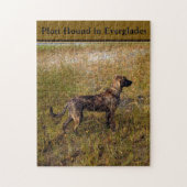 Plott Hound in Everglades Florida Jigzaag Puzzle Legpuzzel (Verticaal)