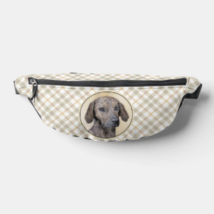 Plott Hound Painting Brindle Schattigee originele Heuptasje