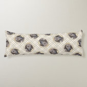 Plott Hound Painting Brindle Schattigee originele  Lichaamskussen (Voorkant)