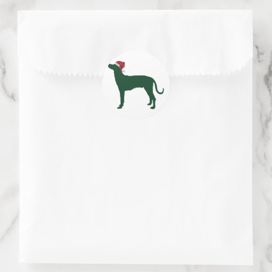 Plott Hound Ronde Sticker (Tas)