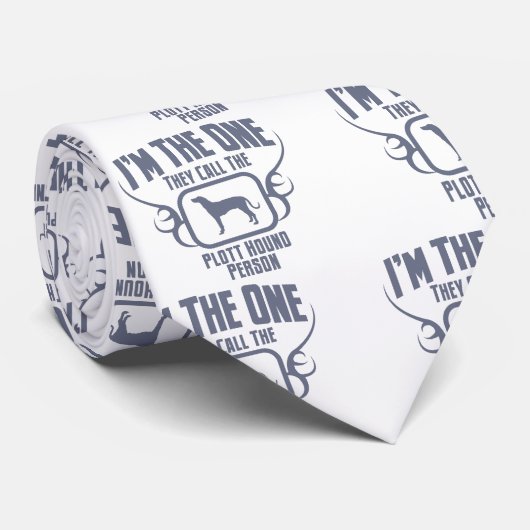 Plott Hound Stropdas (Opgerold)