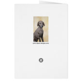 Plott Painting - Cute Original Dog Art (Achterkant)