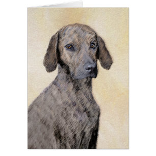 Plott Painting - Cute Original Dog Art