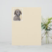 Plott Painting - Cute Original Dog Art (Staand voorkant)