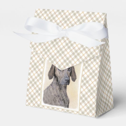 Plott Painting - Cute Original Dog Art Bedankdoosjes (Voorkant Zijde)