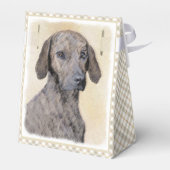 Plott Painting - Cute Original Dog Art Bedankdoosjes (Achterkant)