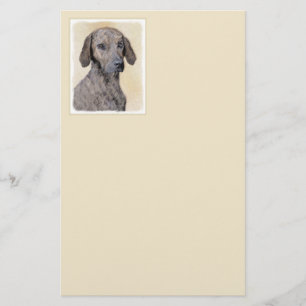 Plott Painting - Cute Original Dog Art Briefpapier