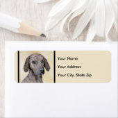 Plott Painting - Cute Original Dog Art Etiket (Insitu)