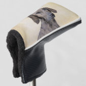 Plott Painting - Cute Original Dog Art Golfheadcover (3/4 voorkant)