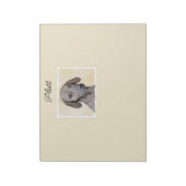 Plott Painting - Cute Original Dog Art-laptop Notitieblok (Linkerzijde)