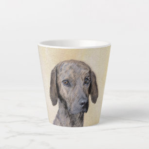 Plott Painting - Cute Original Dog Art Latte Mok