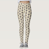 Plott Painting - Cute Original Dog Art Leggings (Voorkant)