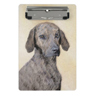 Plott Painting - Cute Original Dog Art Mini Klembord